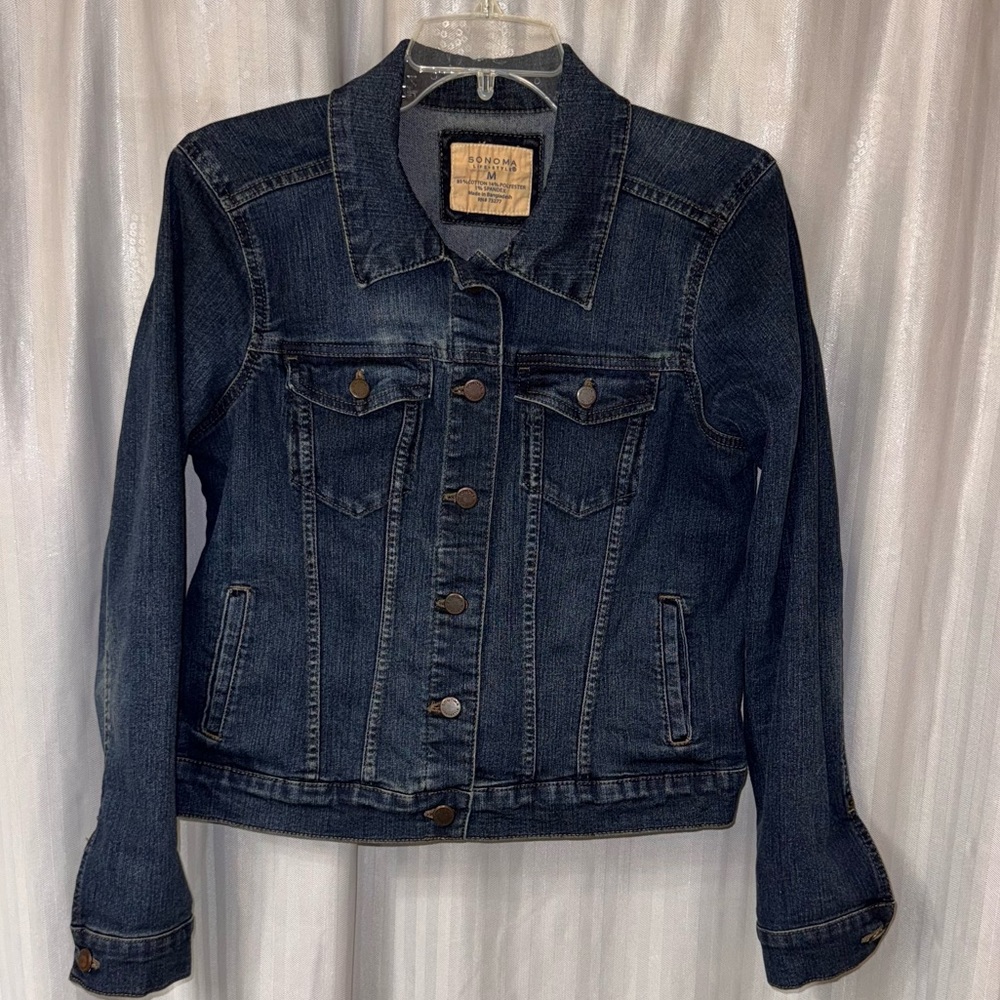 Sonoma Lifestyle Denim Blue Women's Jacket size Medium